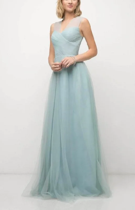 12 - la divine robin blue pleated bodice tulle gown Tulle Dress Layers