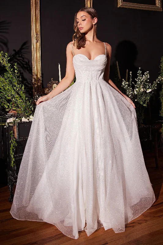 **Cinderella Divine's Shimmering A-Line Gown: Captivating Allure for Every Occasion** Lace Boho Dress