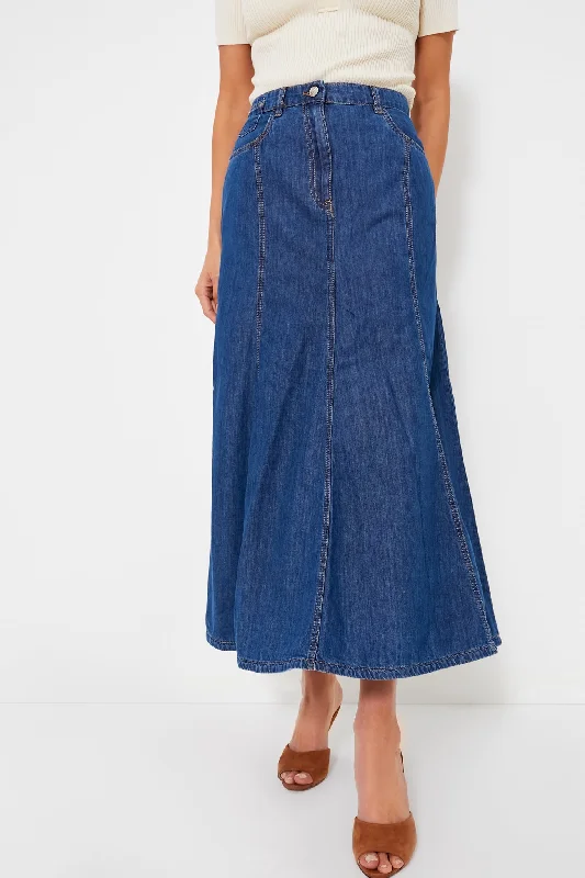 Blue Jean Edera Skirt Stretchy unclassified skirts