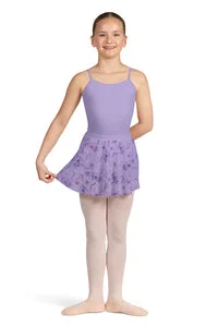 CR5211 - Girls Lilac Printed Mesh Skirt - Select Size Petite unclassified skirts