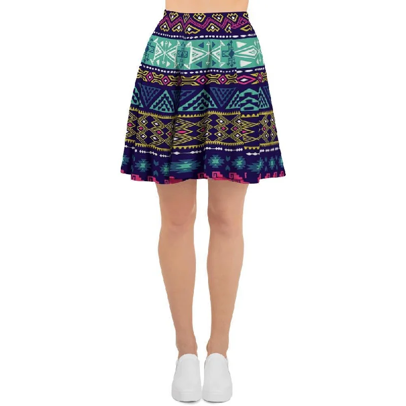 Ethic Aztec Print Women's Skirt Lightweight unclassified skirts