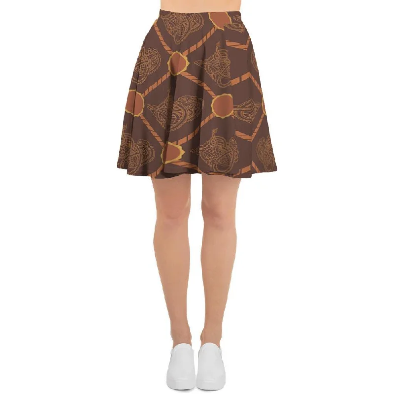 Ethnic Celtic Viking Norse Women's Skirt Embroidered unclassified skirts