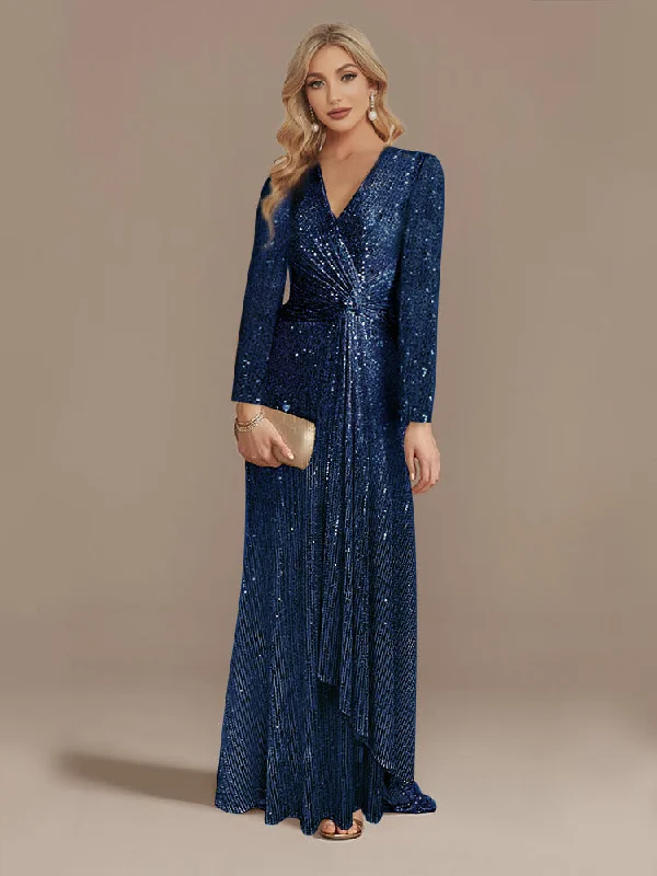 Long Sleeve Sparkling Formal Dress Sale Boho maxi dresses