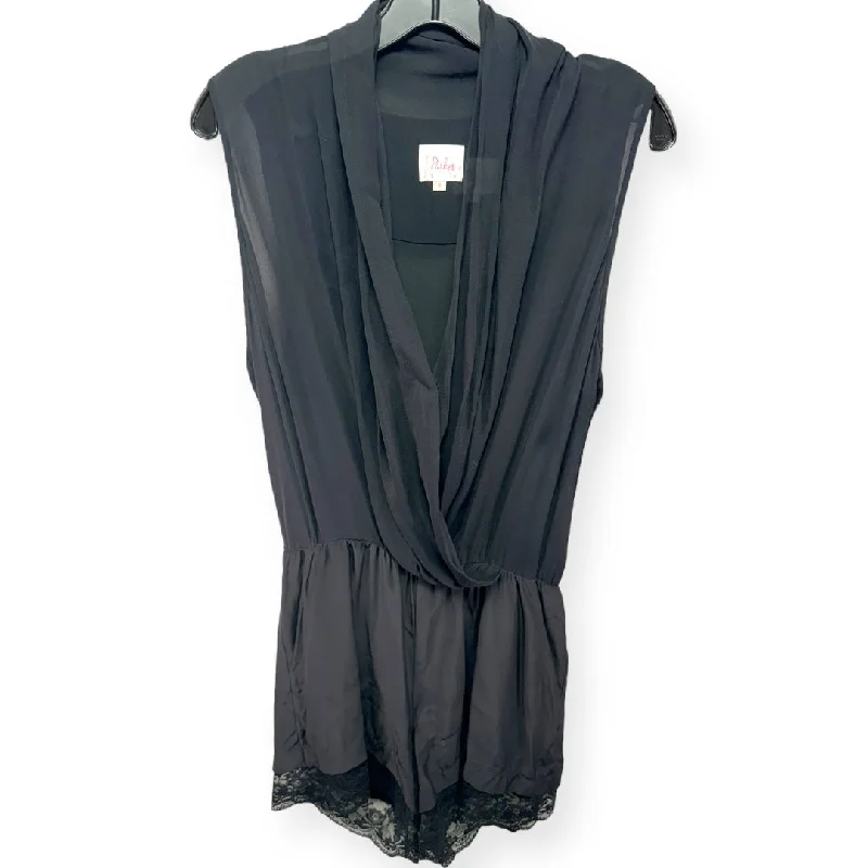 Black Romper Parker, Size S One-shoulder unclassified dresses