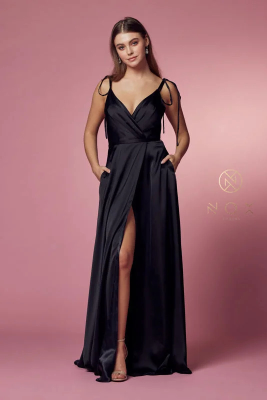 Nox Anabel R1029: Enchanting Surplice Dress for Unforgettable Occasions Office unclassified dresses