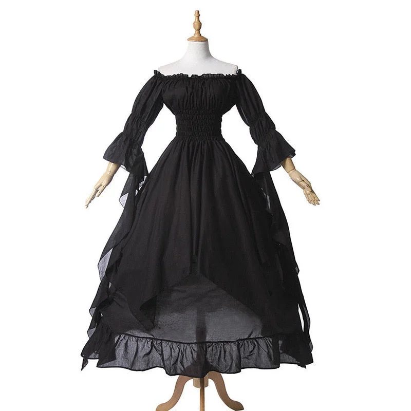 black gothic dress