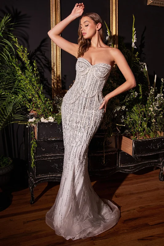 Celestial Couture's Mermaid Goddess Gown: Embrace Enchanting Allure Flowy unclassified dresses