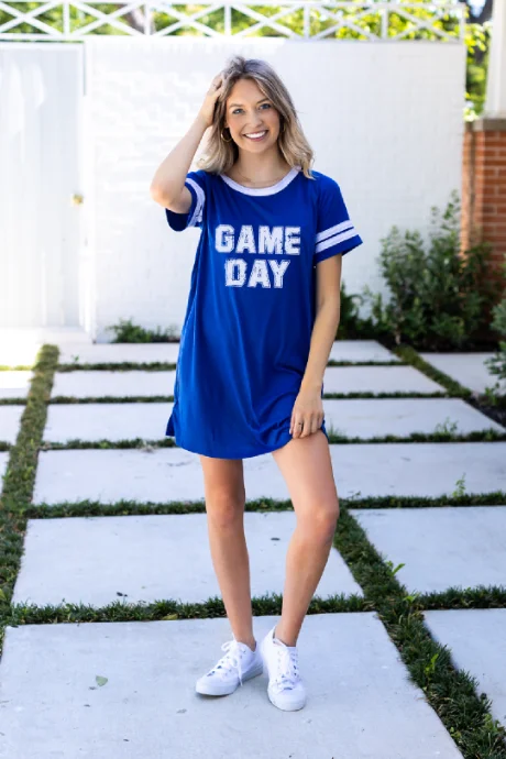 Game Day on Royal Blue Team Spirit Dress Dark color unclassified dresses