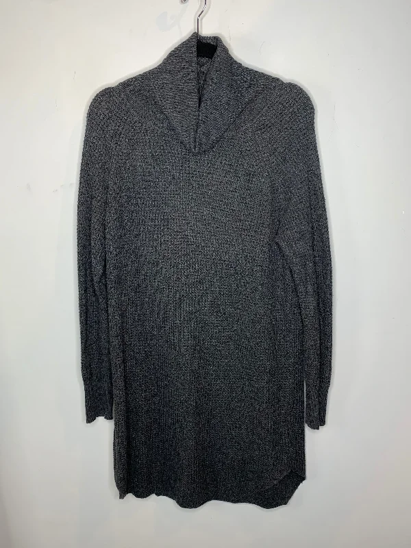 Grey Knit Turtleneck Dress Club unclassified dresses