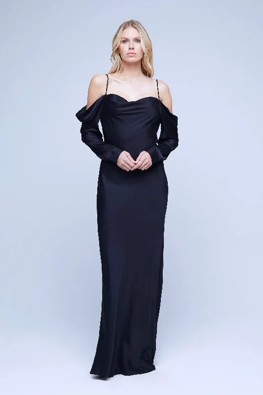 L'Agence Juniper Cold Shoulder Gown Date night unclassified dresses