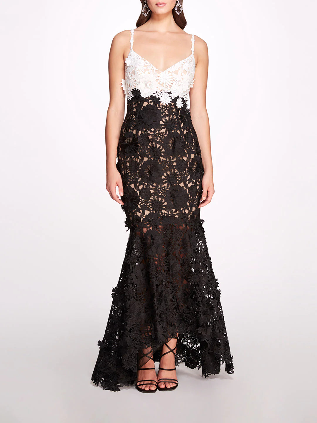 Marchesa Notte Dahlia Gown Color block unclassified dresses