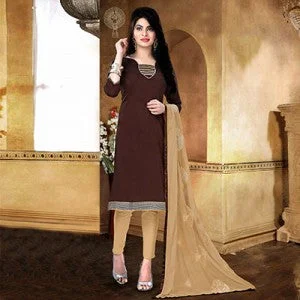 Cream Brown Suits Satin unclassified dresses