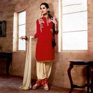 Cream Red Suits Denim unclassified dresses