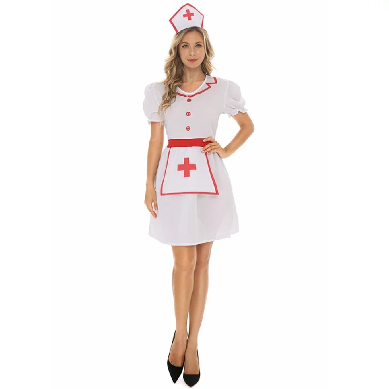 Women Adult Sexy Erotic Nurse Outfit Role Play Cosplay Maid Uniform Sexy Dress Set Nurse Costumes Games Erotic Lingeries Fall unclassified dresses